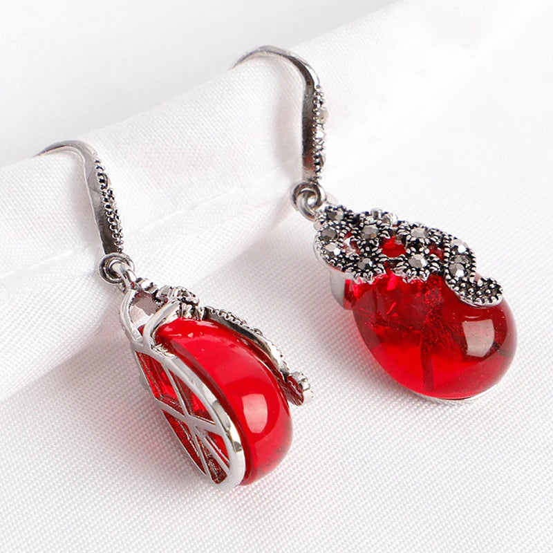 Royal Gem™ Vintage Teardrop Earrings | 925 Sterling Silver