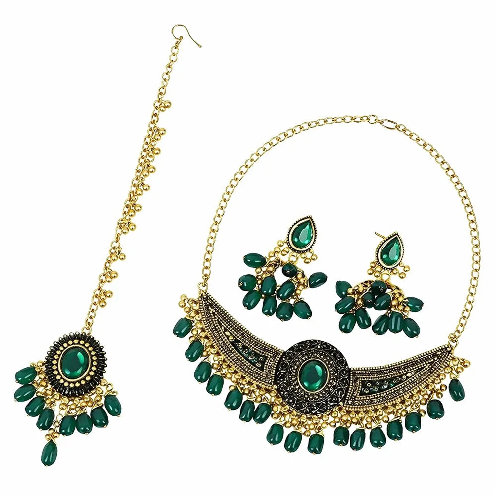Royal Heritage Bridal Jewelry Set | Necklace & Earrings