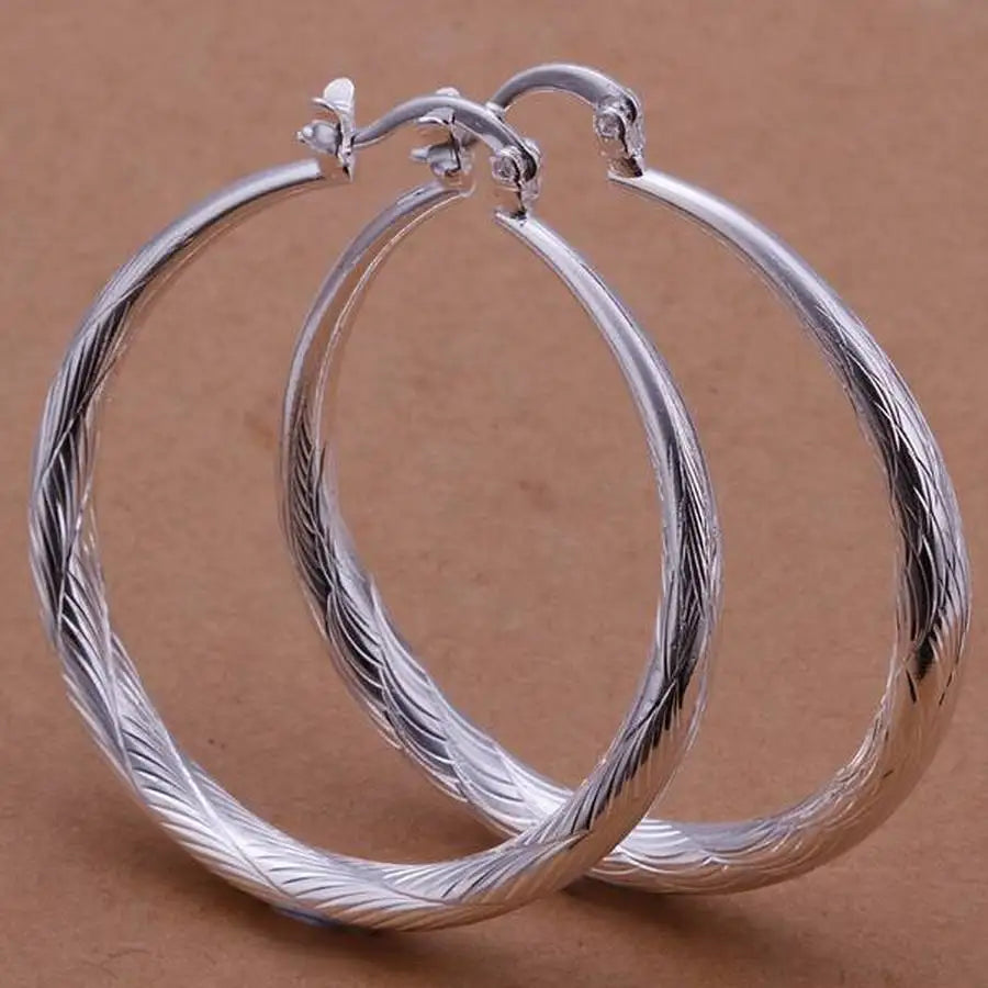 Classic™ Sterling Silver Hoop Earrings