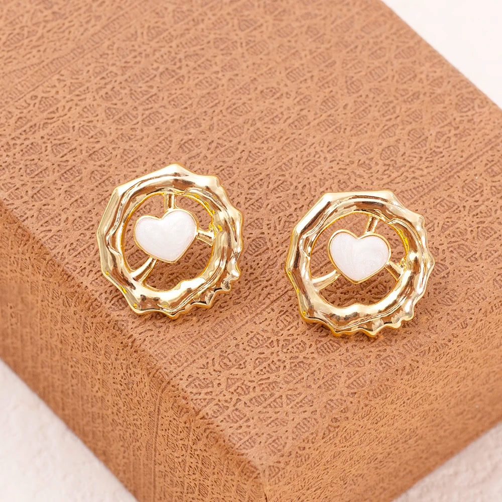Amour™ Layered Heart Stud Earrings