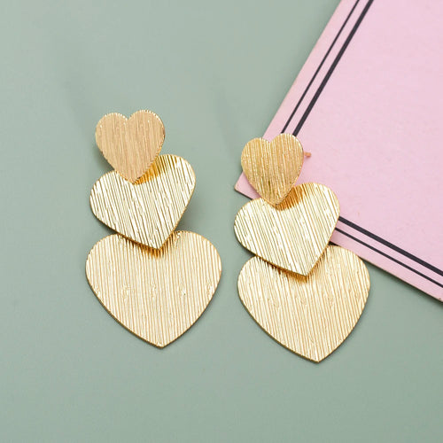 Amour™ Layered Heart Stud Earrings