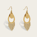 Aurora™ Gold Water Drop Tassel Earrings