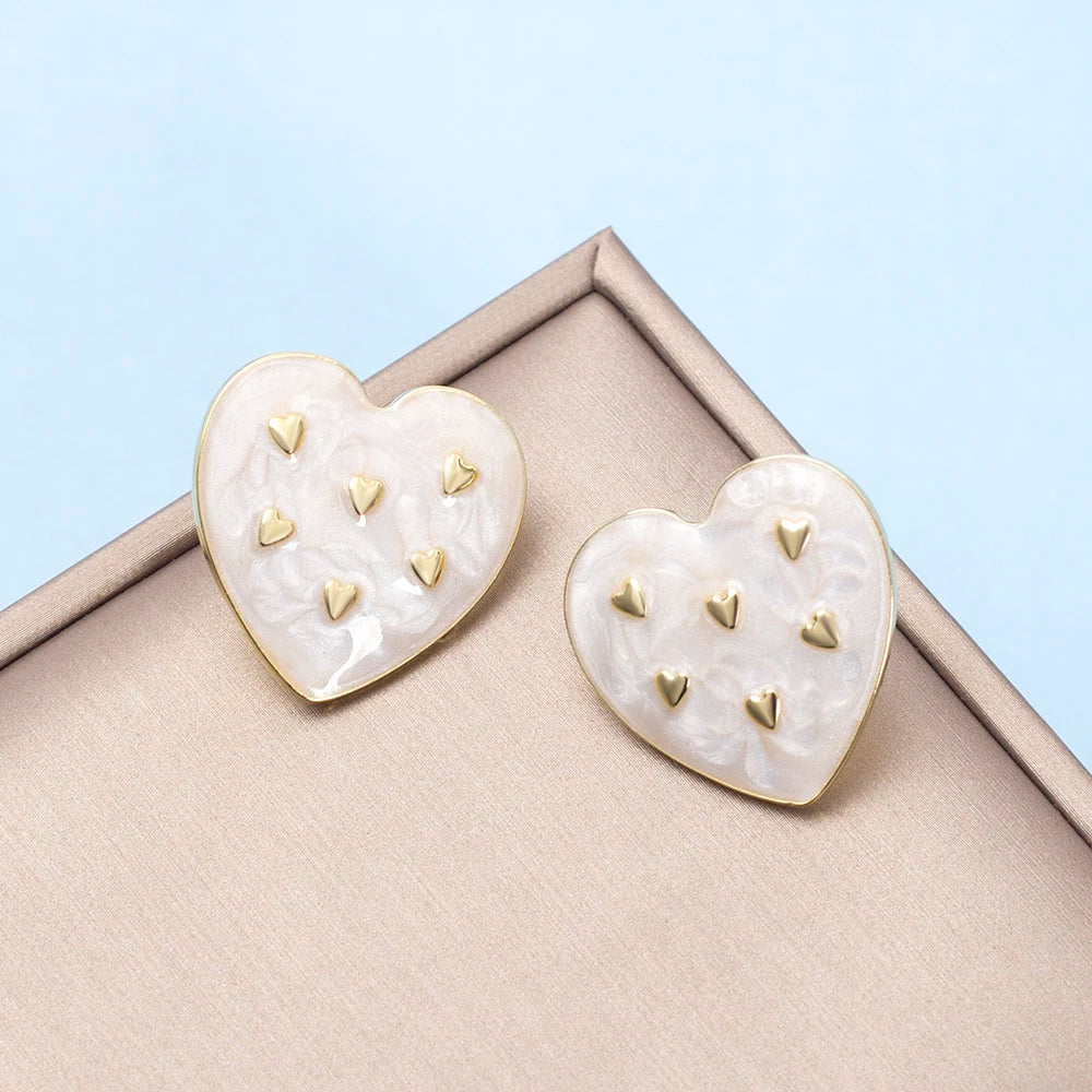 Amour™ Layered Heart Stud Earrings