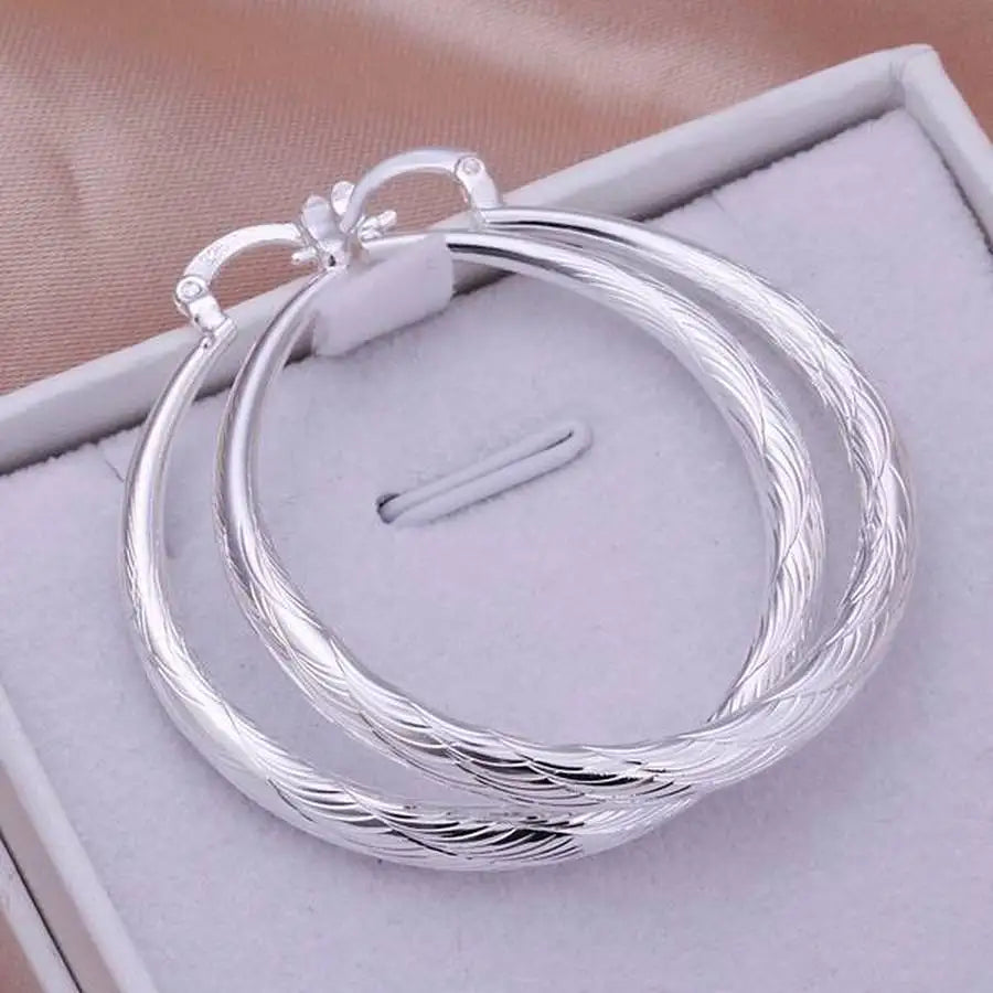 Classic™ Sterling Silver Hoop Earrings