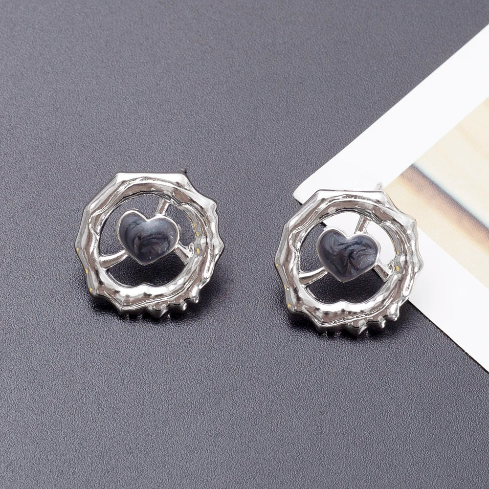 Amour™ Layered Heart Stud Earrings