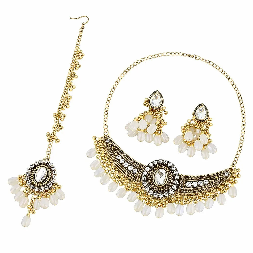 Royal Heritage Bridal Jewelry Set | Necklace & Earrings