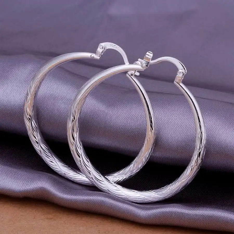 Classic™ Sterling Silver Hoop Earrings